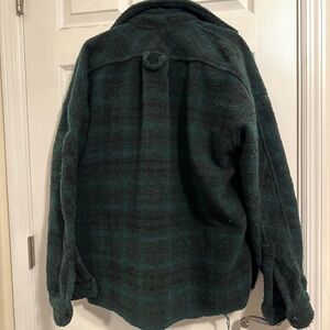 MNML Green and Black Patterned Shacket